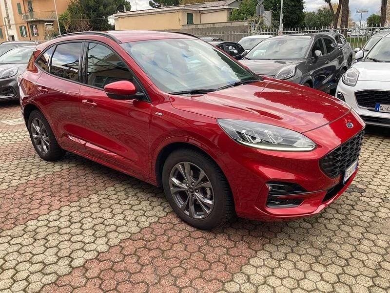 Rosso Usata 2022 Ford Kuga ST-Line SUV | 22.490 € (Buon prezzo) - Immagine 1/4
