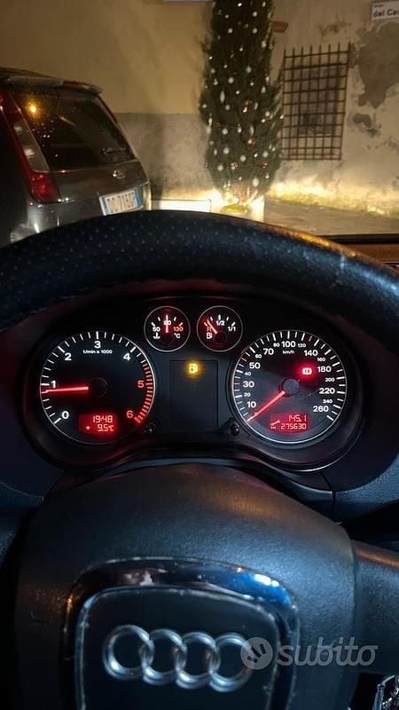 Usata Audi A3 Ambition 105 CV (77 kW) 2008 Blu Berlina