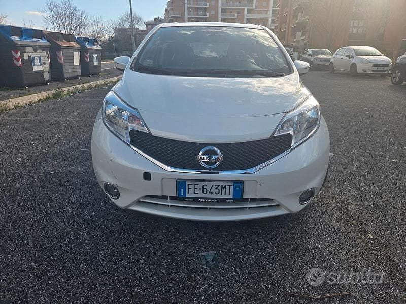Usata Nissan Note Acenta+ 90 CV (66 kW) 2016 Bianco Utilitaria