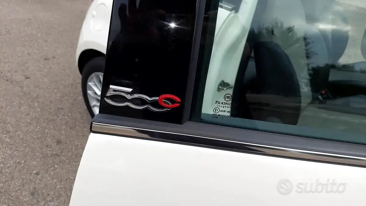 Usata Fiat 500 69 CV (50 kW) 2014 Bianco Cabrio