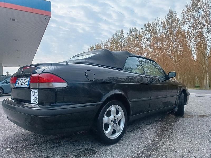 Usata Saab 9-3 Cabriolet 150 CV (110 kW) 2002 Blu Cabrio