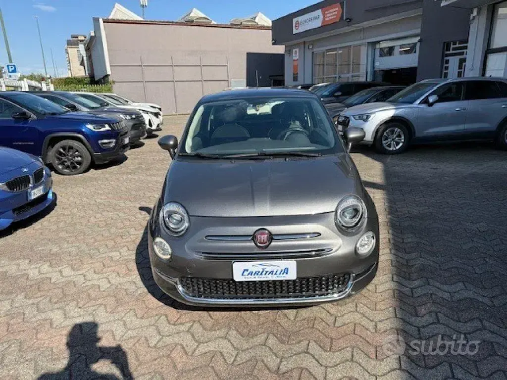 Usata Fiat 500 Lounge 69 CV (50 kW) 2016 Grigio Utilitaria