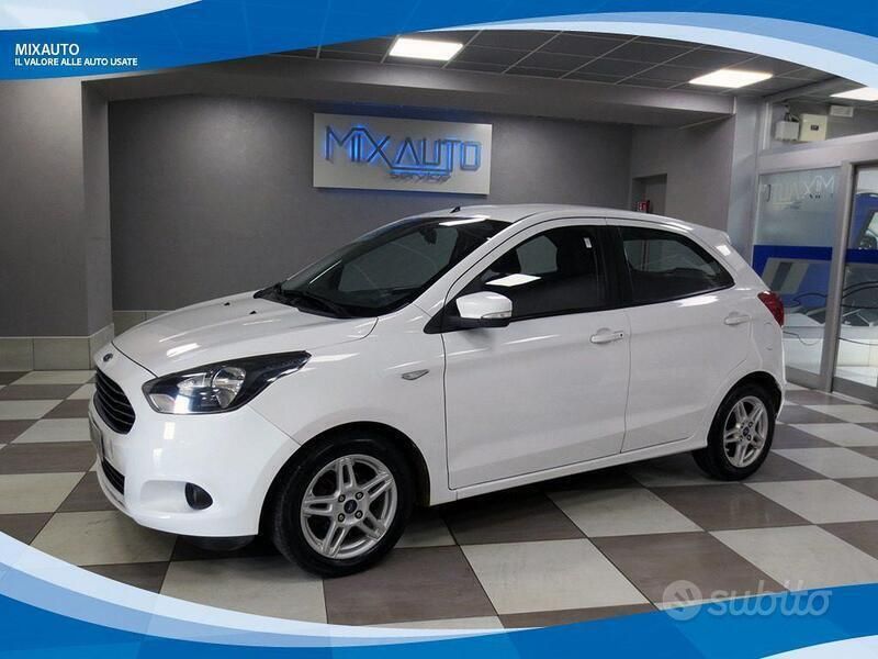 Bianco Usata 2018 Ford Ka Plus Ultimate Due volumi | 10.900 € (Buon prezzo) - Immagine 1/4