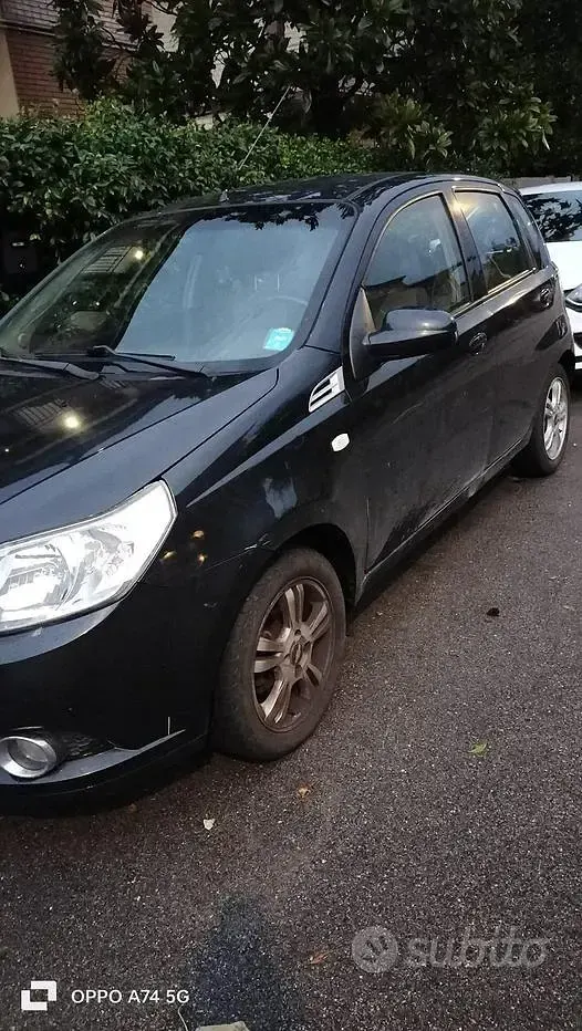 Usata Chevrolet Aveo 84 CV (61 kW) 2009 Nero Berlina