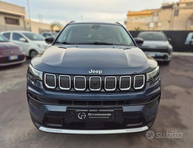 Usata Jeep Compass Limited 130 CV (95 kW) 2021 Blu SUV