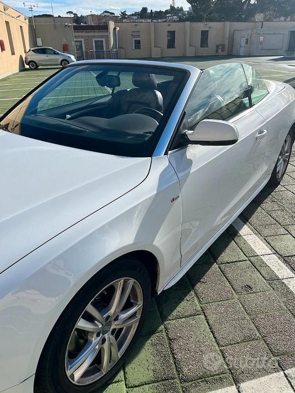 Usata Audi A5 Cabriolet 177 CV (130 kW) 2013 Bianco Cabrio