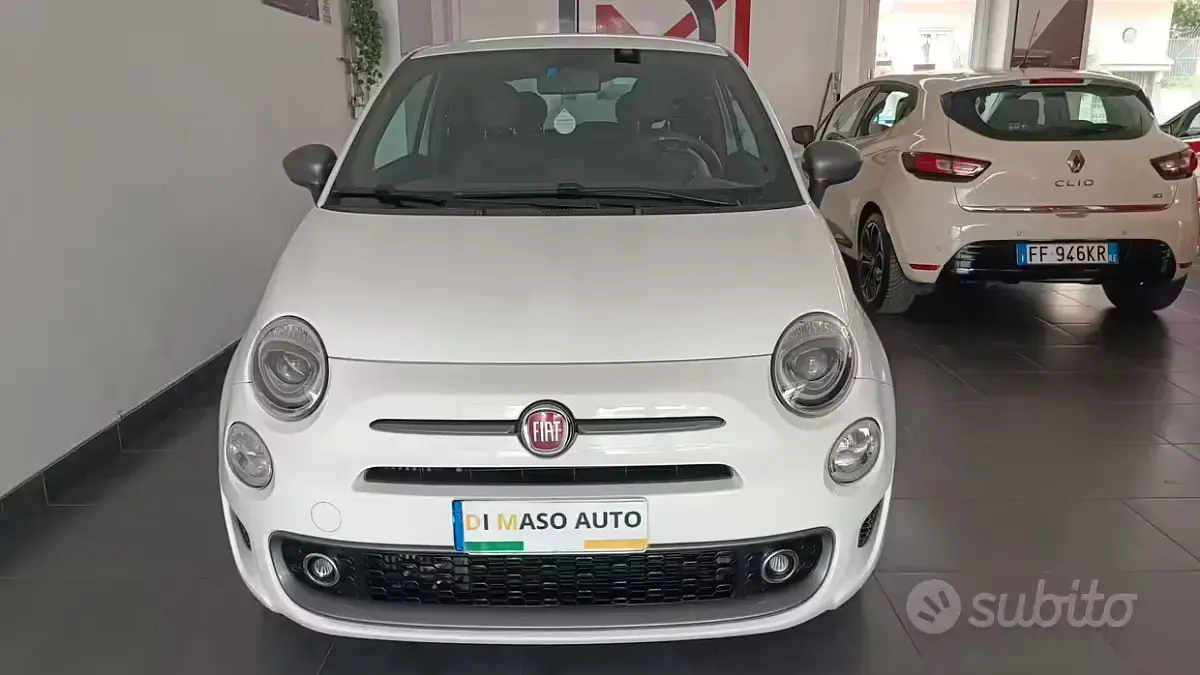 Usata Fiat 500 S 105 CV (77 kW) 2018 Bianco Berlina