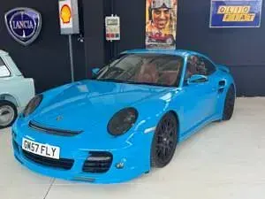 Usata Porsche 911 Turbo 480 CV (353 kW) 2007 Blu Coupé