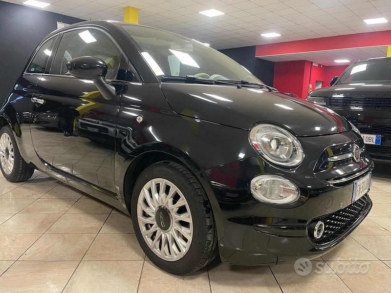 Usata Fiat 500 Lounge 69 CV (50 kW) 2018 Nero Utilitaria