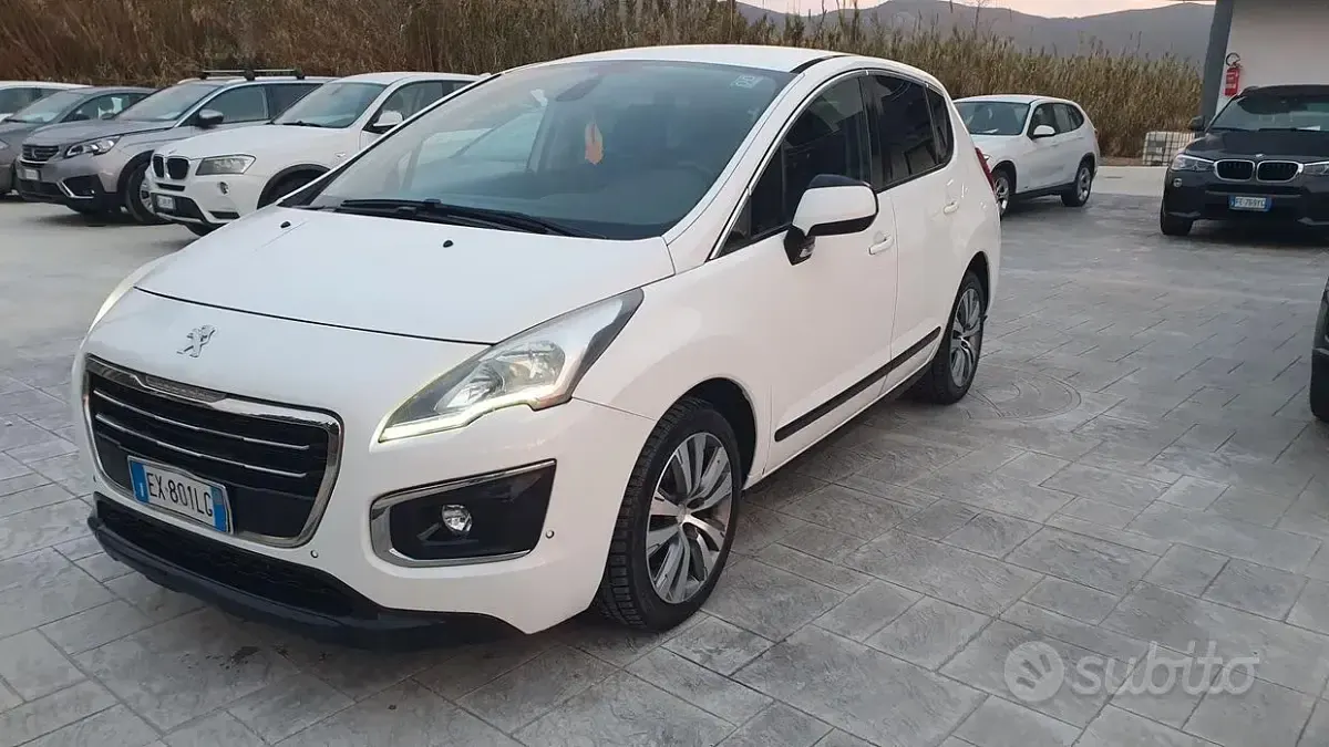 Usata Peugeot 3008 115 CV (84 kW) 2014 Bianco Station wagon