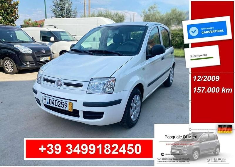 Usata Fiat Panda Dynamic 60 CV (44 kW) 2009 Bianco Utilitaria