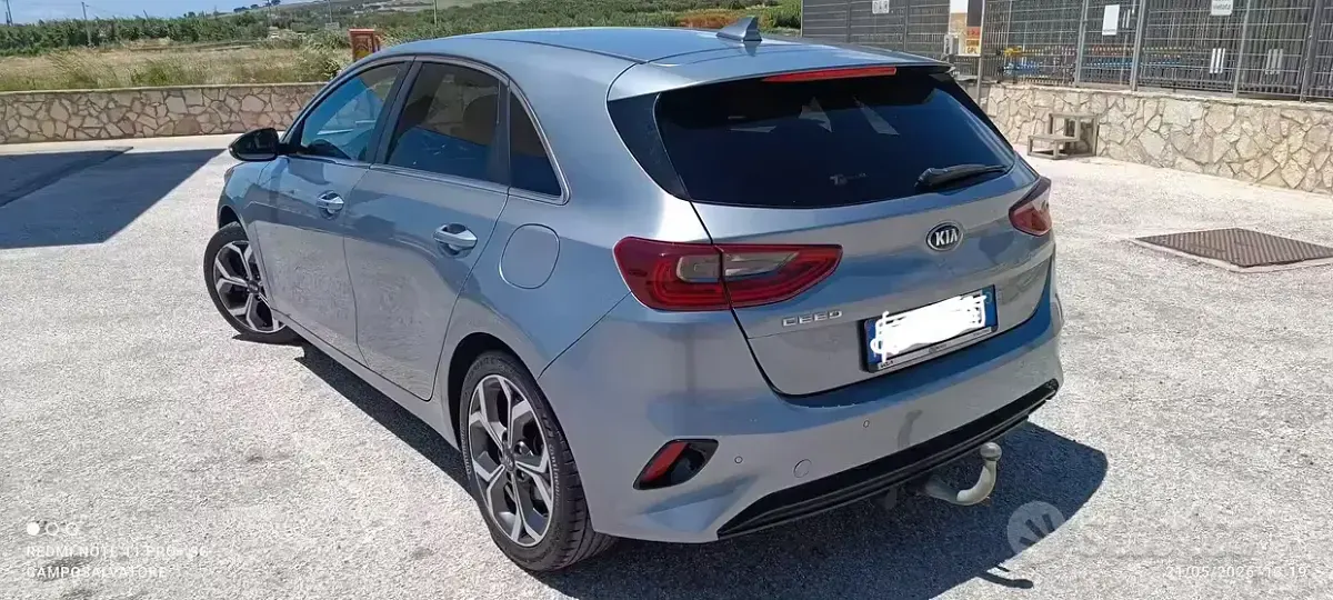 Usata Kia Ceed 136 CV (100 kW) 2019 Grigio Utilitaria