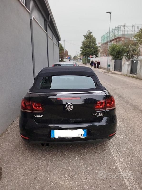 Usata VW Golf Cabriolet 2014 Nero Cabrio