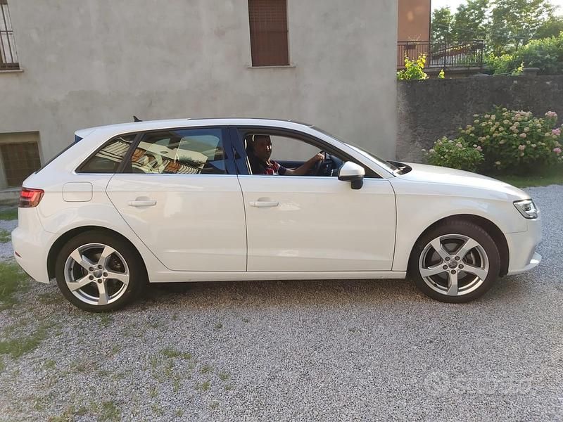 Usata Audi A3 Sport 150 CV (110 kW) 2020 Bianco Berlina