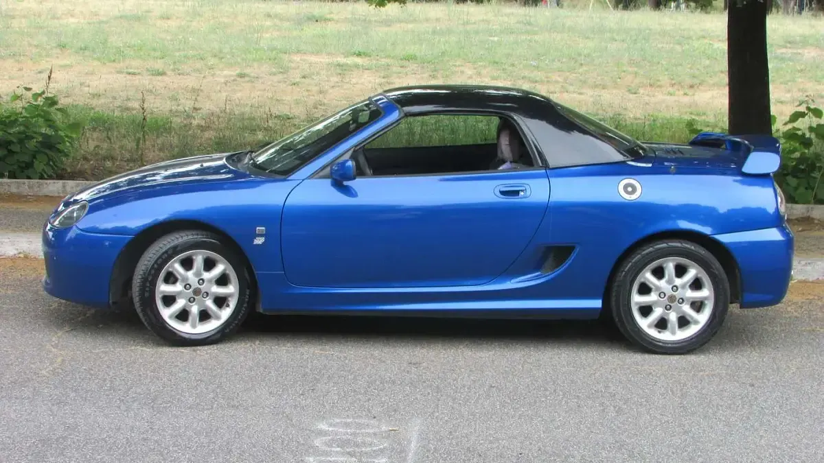 Usata MG TF 116 CV (85 kW) 2002 Blu Cabrio