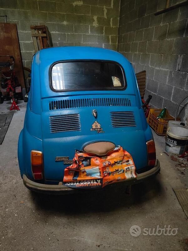 Usata Fiat Cinquecento 1970 Blu Utilitaria