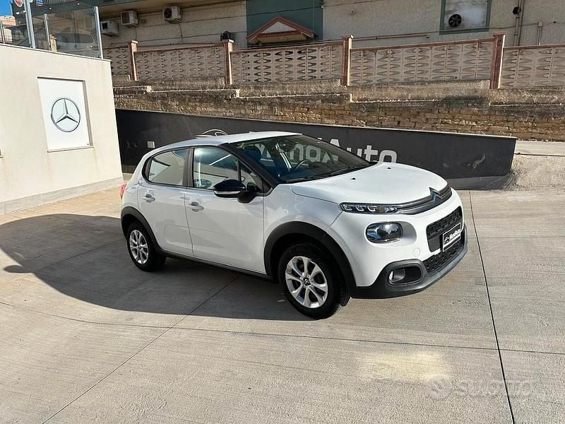 Usata Citroën C3 PureTech 82 CV (60 kW) 2017 Bianco Berlina