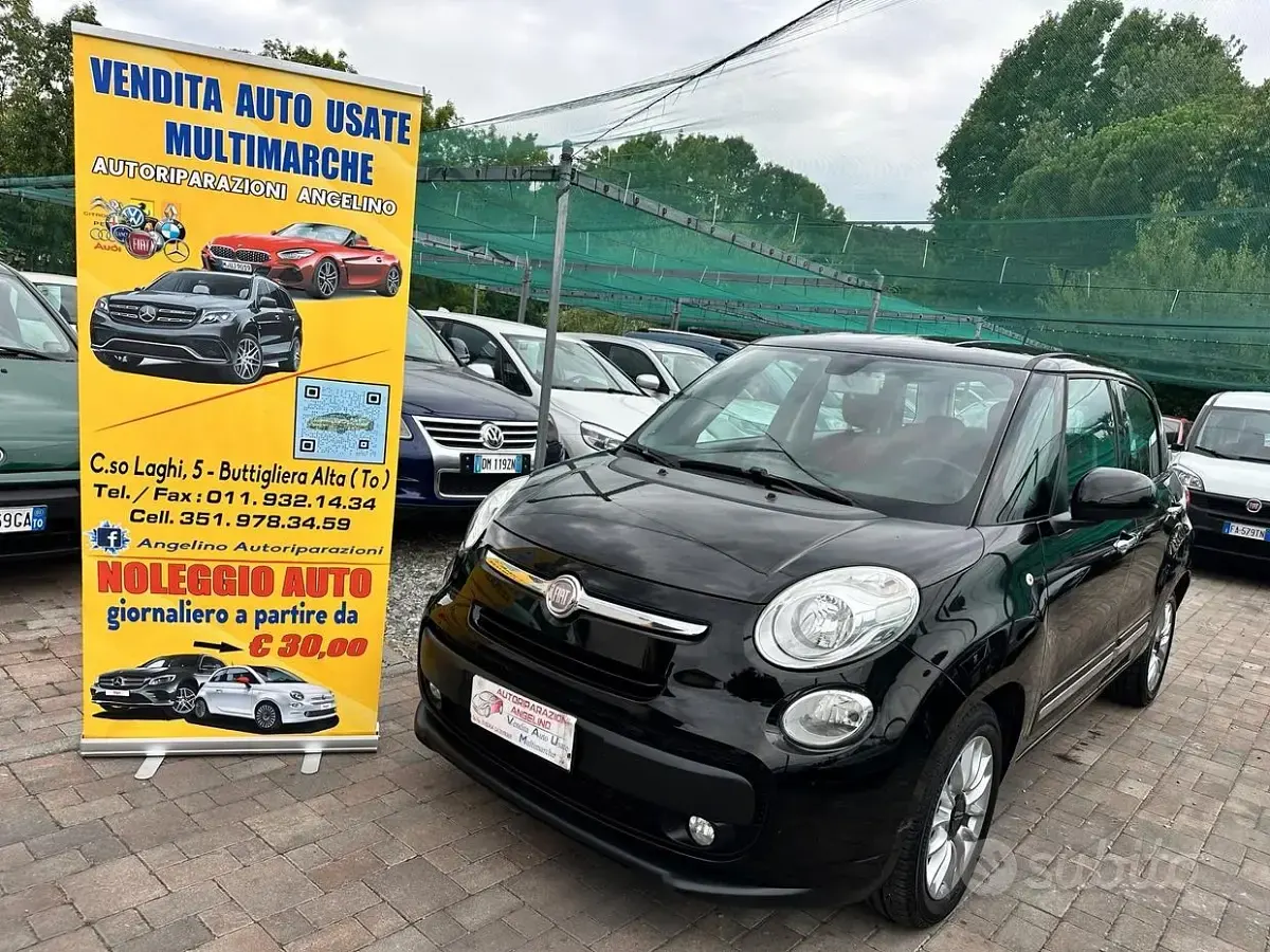 Usata Fiat 500L Lounge 85 CV (62 kW) 2014 Nero Monovolume