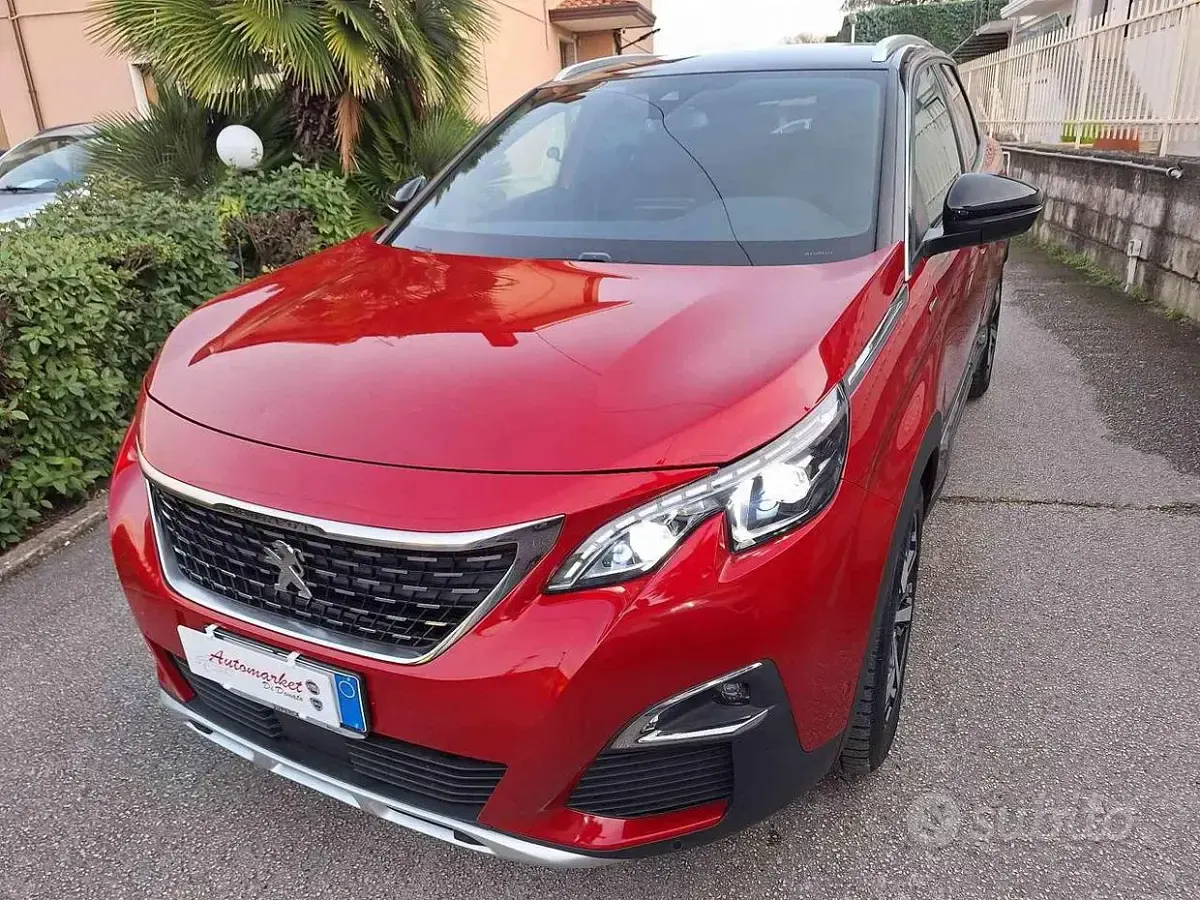 Usata Peugeot 3008 GT-line 131 CV (96 kW) 2019 Rosso SUV