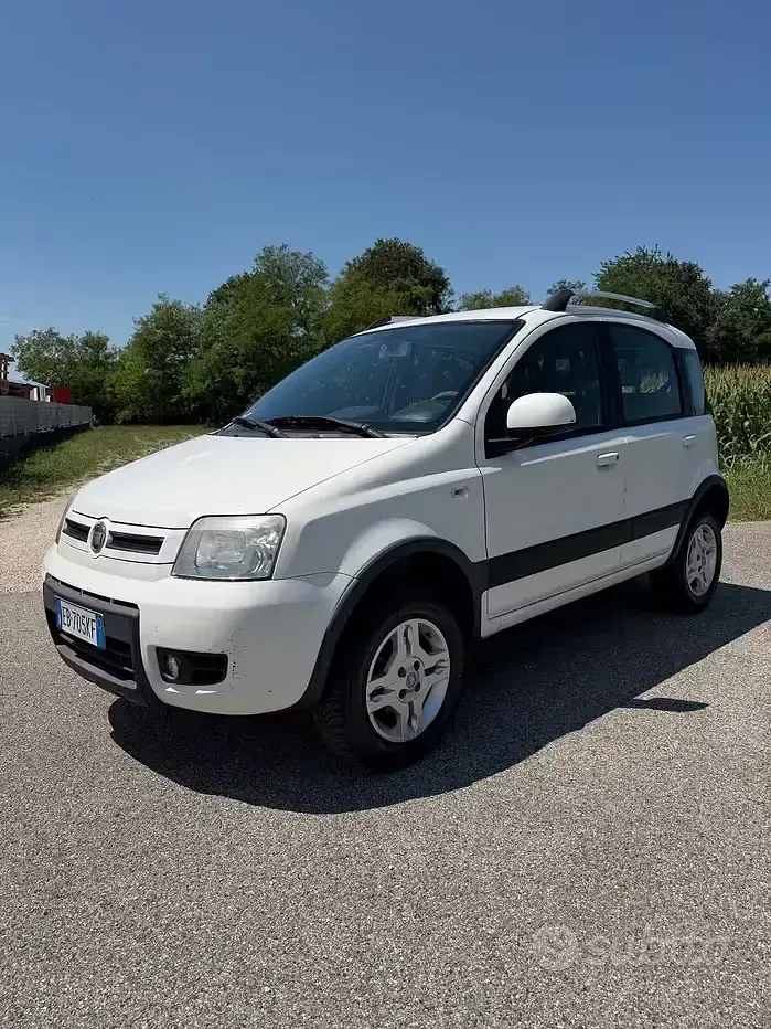 Usata Fiat Panda 4x4 Climbing 75 CV (55 kW) 2011 Bianco Utilitaria