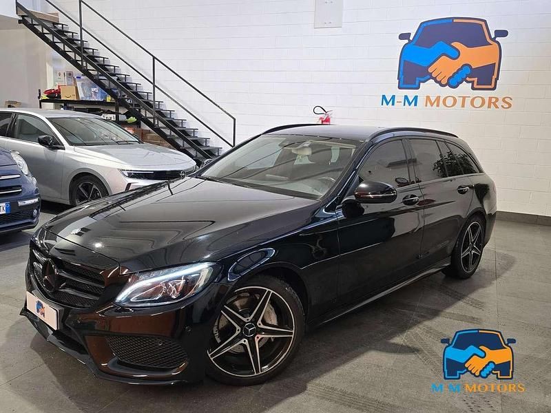 Usata Mercedes C220 Premium 170 CV (125 kW) 2016 Nero Station wagon