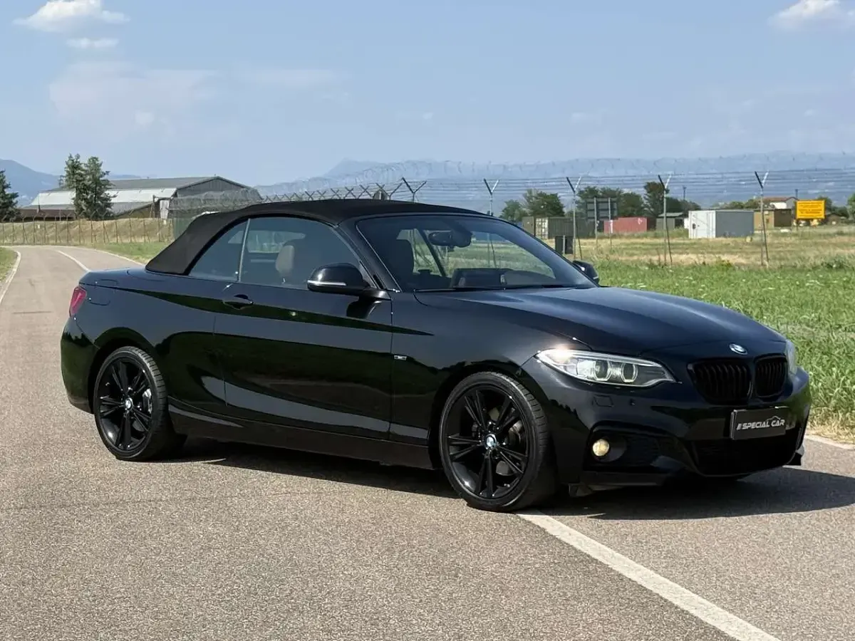 Usata BMW 220 M Sport 190 CV (139 kW) 2015 Nero Cabrio