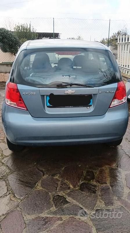 Usata Chevrolet Kalos 72 CV (52 kW) 2006 Blu Berlina