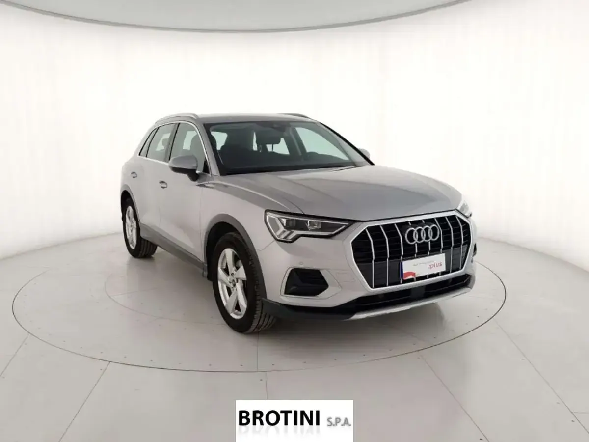 Usata Audi Q3 Advanced Plus 150 CV (110 kW) 2021 Argento metallizzato SUV