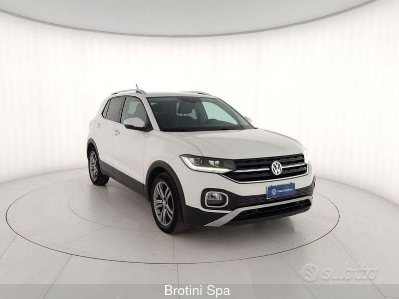 Usata VW T-Cross Advance 116 CV (85 kW) 2020 Bianco SUV