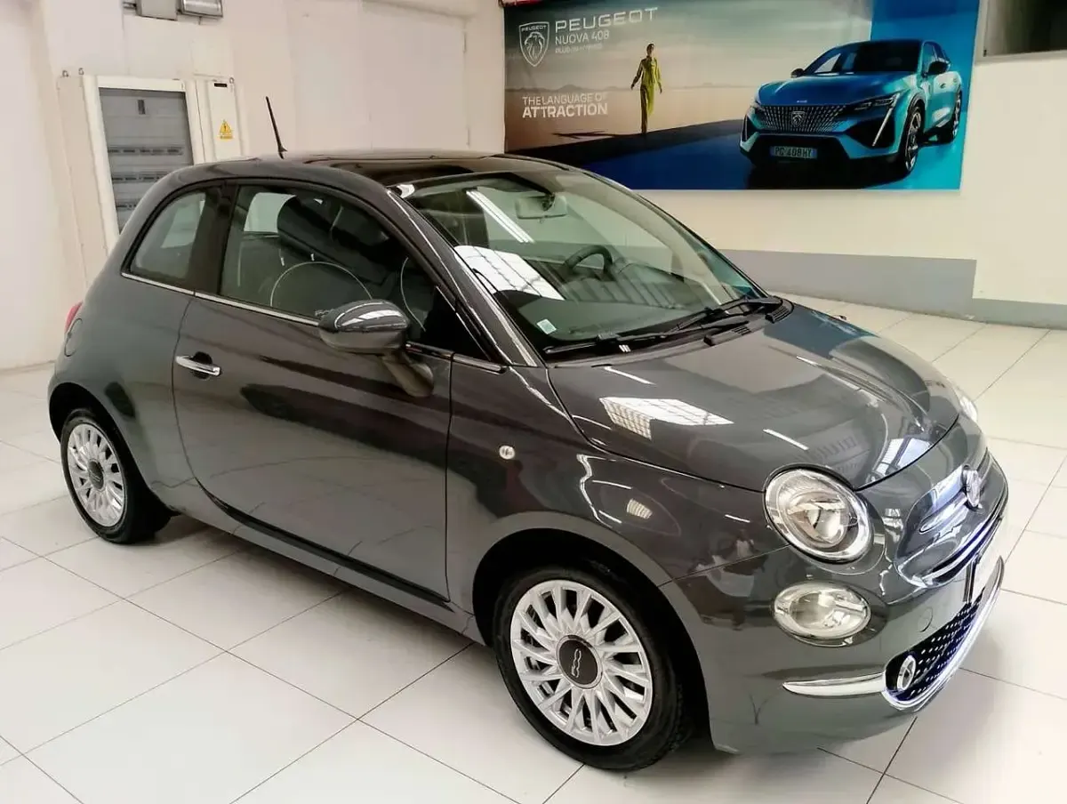 Usata Fiat 500 Lounge 69 CV (50 kW) 2018 Grigio Utilitaria