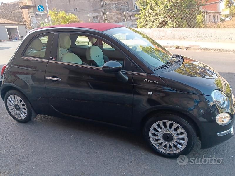 Usata Fiat 500C Dolcevita 70 CV (51 kW) 2022 Nero Cabrio