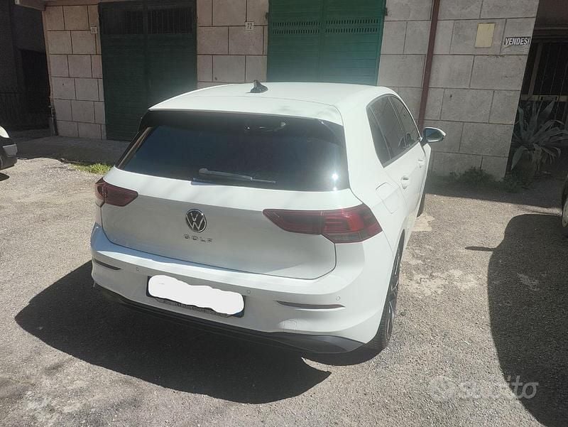 Usata VW Golf VII S 150 CV (110 kW) 2020 Bianco Berlina