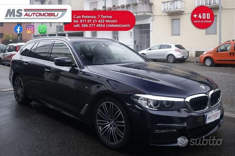 Usata BMW 530 M Sport 249 CV (183 kW) 2018 Blu scuro Station wagon