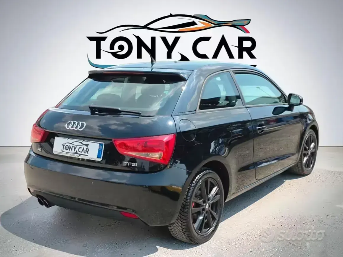 Usata Audi A1 122 CV (89 kW) 2010 Nero Utilitaria