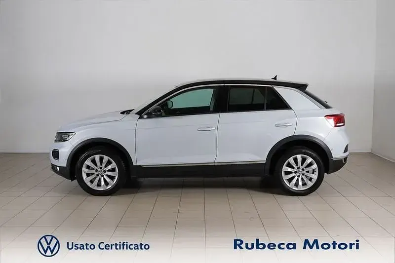 Usata VW T-Roc Advance 116 CV (85 kW) 2019 White silver SUV