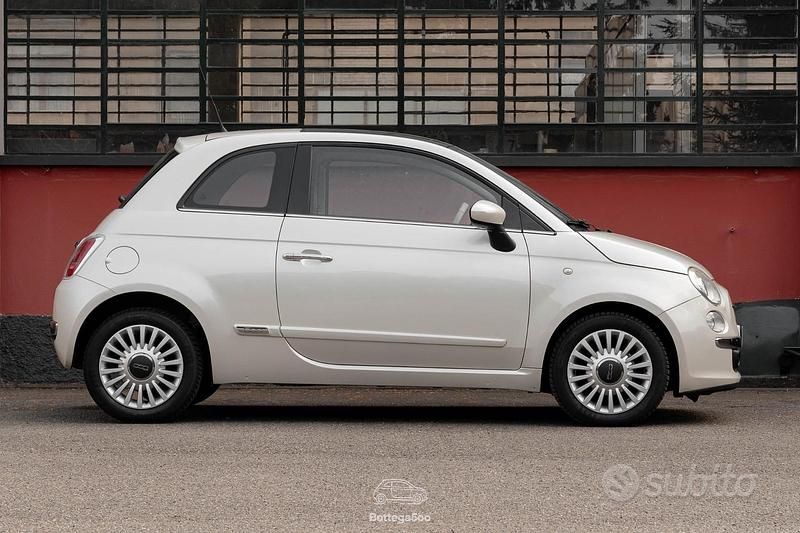 Usata Fiat 500 Lounge 69 CV (50 kW) 2011 Bianco Berlina