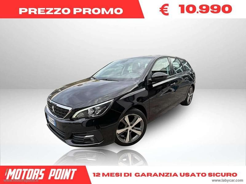 Usata Peugeot 308 Active 99 CV (72 kW) 2018 Nero Station wagon