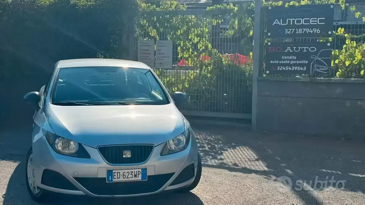 Usata Seat Ibiza Style 69 CV (50 kW) 2010 Grigio Utilitaria