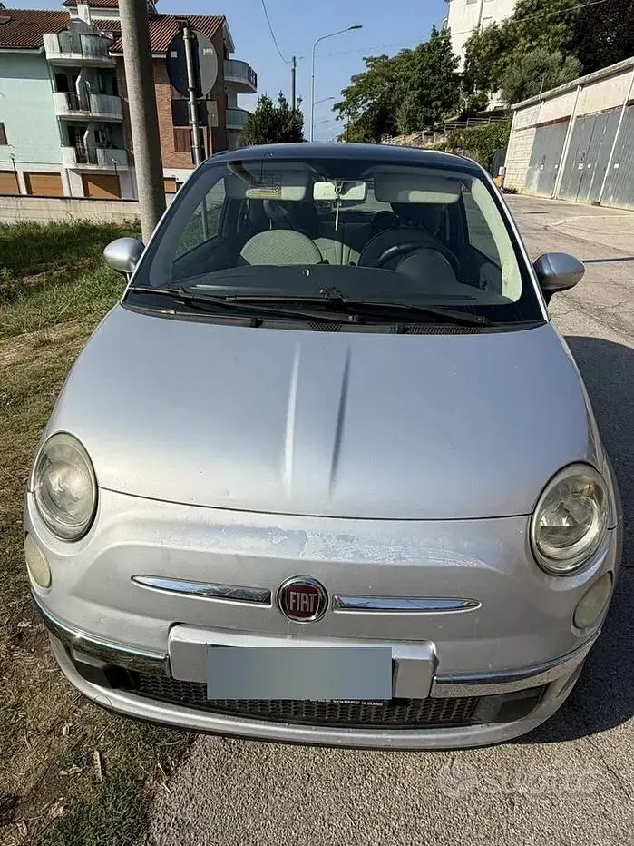 Usata Fiat 500 75 CV (55 kW) 2009 Grigio Cabrio