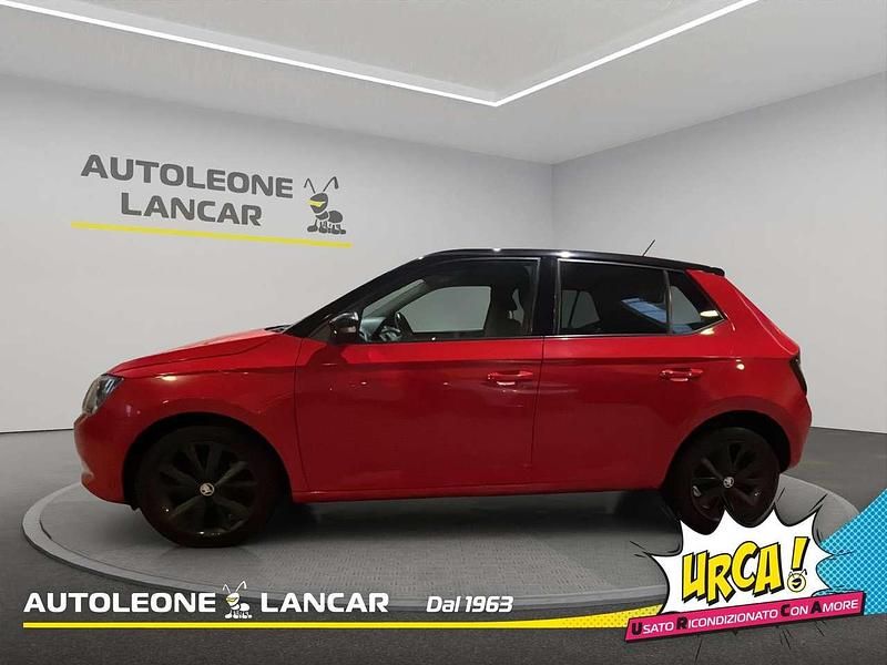 Usata Skoda Fabia Design Edition 75 CV (55 kW) 2017 Rosso tetto nero Berlina
