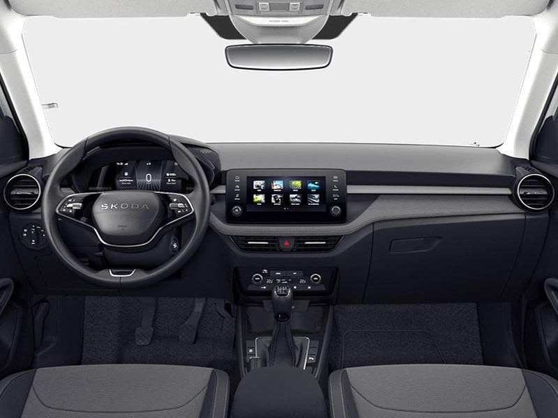 Nuova Skoda Fabia 95 CV (69 kW) 2026 Bianco luna metallizzato nero tulipano p Utilitaria