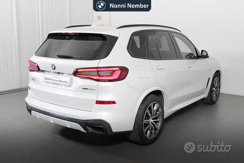 Usata BMW X5 M Sport 286 CV (210 kW) 2022 Bianco SUV