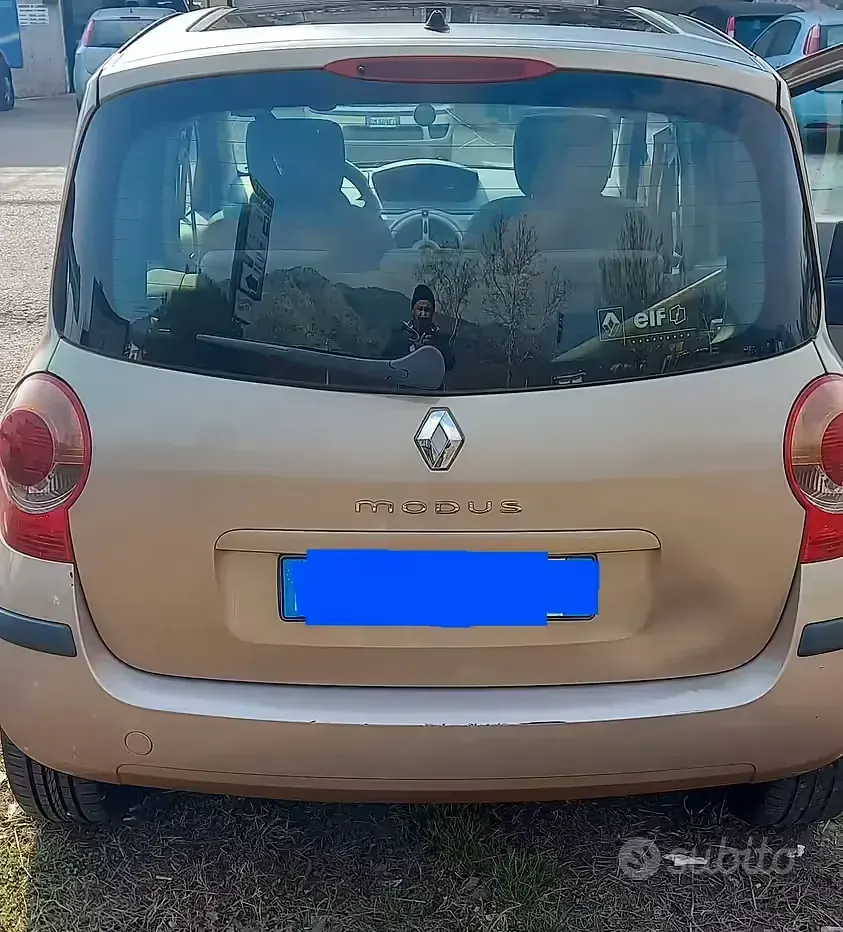Usata Renault Modus 98 CV (72 kW) 2004 Grigio Monovolume