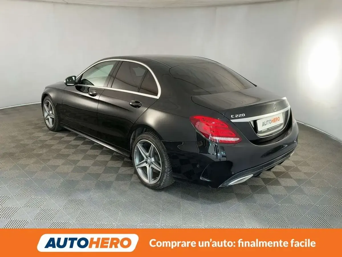 Usata Mercedes C220 Premium 170 CV (125 kW) 2015 Nero Berlina