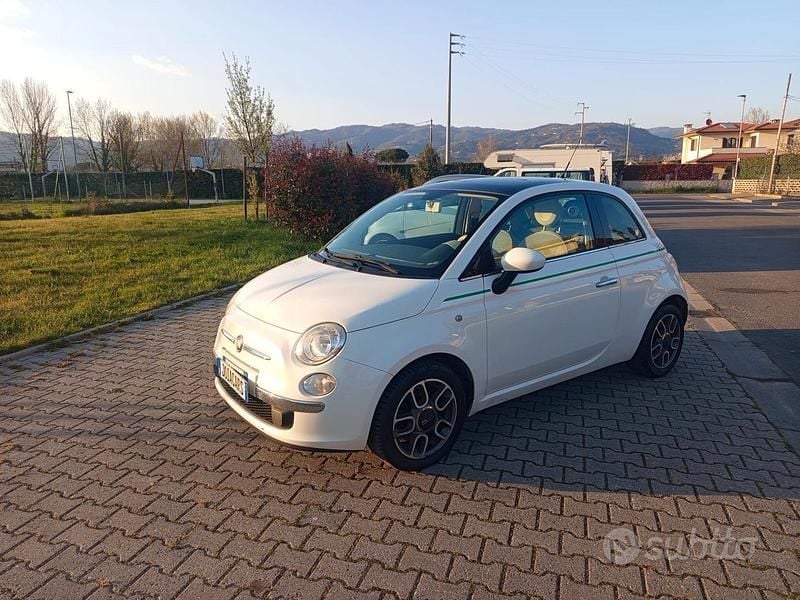 Usata Fiat 500 Lounge 69 CV (50 kW) 2009 Bianco Cabrio