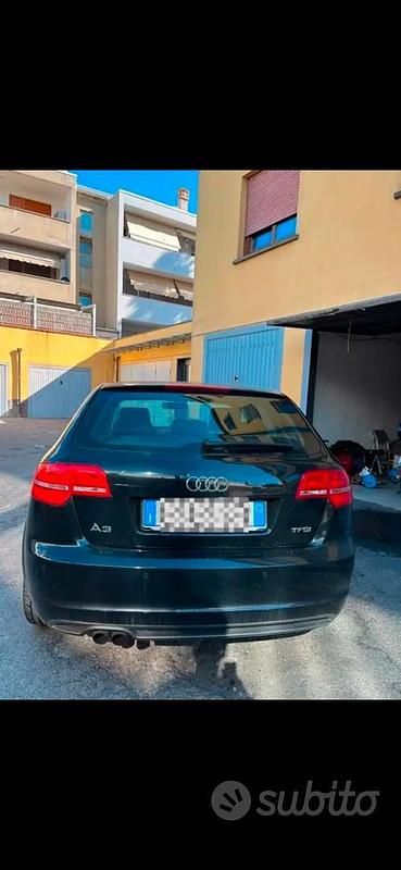 Usata Audi A3 S-Line 125 CV (91 kW) 2011 Nero Utilitaria