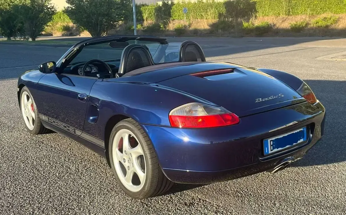 Usata Porsche 986 Boxster 252 CV (185 kW) 2001 Blu/azzurro Cabrio