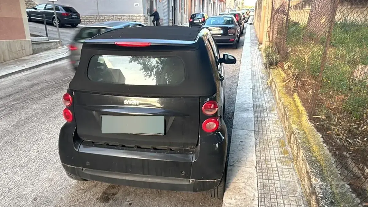 Usata Smart ForTwo Cabrio 71 CV (52 kW) 2009 Nero Cabrio