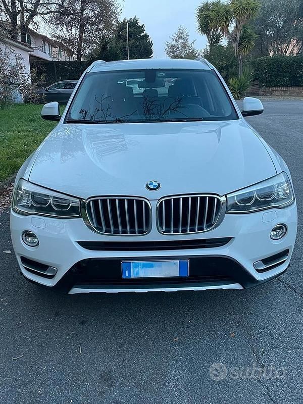 Usata BMW X3 Efficient Dynamics 150 CV (110 kW) 2014 Bianco SUV