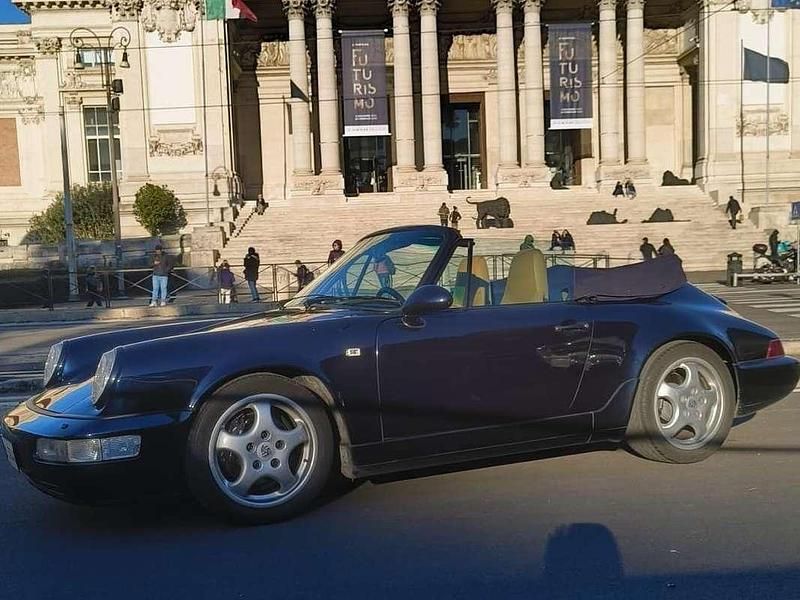 Usata Porsche 911 Carrera 4 250 CV (183 kW) 1990 Blu/azzurro Cabrio